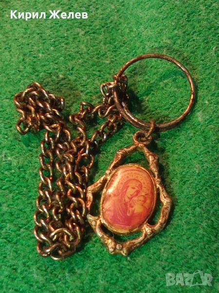 СТАРА ПРАВОСЛАВНА ИКОНКА с ВЕРИЖКА 74381, снимка 1