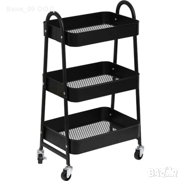 Сервизна количка в бяло или черно, снимка 1