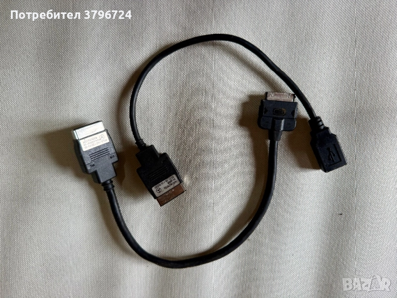 Оригинални USB/AUX/Ipod Multimedia Interface кабели за Mercedes, снимка 1