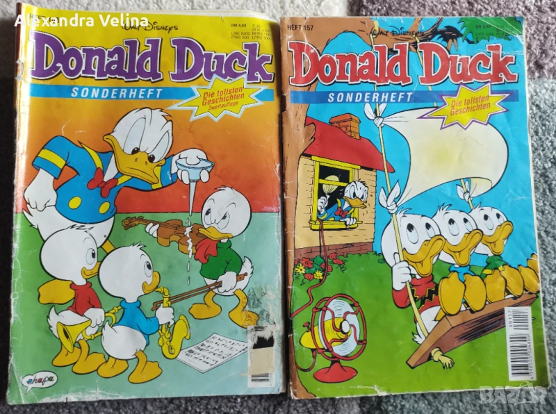 Комикси на немски език на Micky Maus и Donald Duck, снимка 1