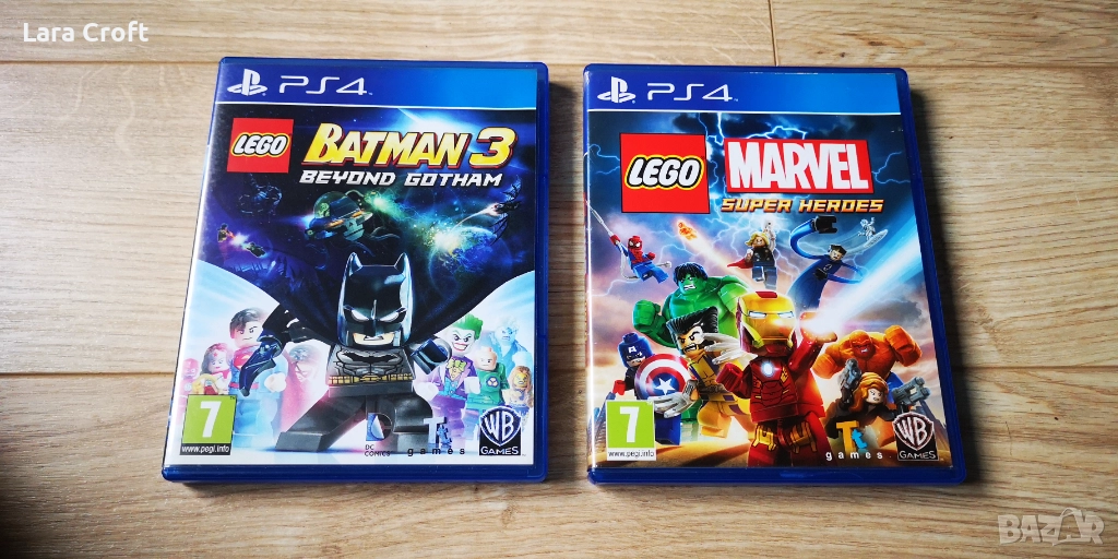 PS4 Lego игри  Batman 3 Beyond Gotham и Marvel Super heroes, снимка 1