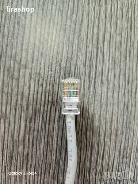 Промоция! LAN Кабел за интернет, камери, рутер/ ЛАН /FTP Cat6 Patch, снимка 1