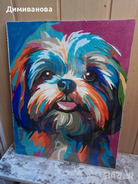 Картина с куче 50х40 см, снимка 1