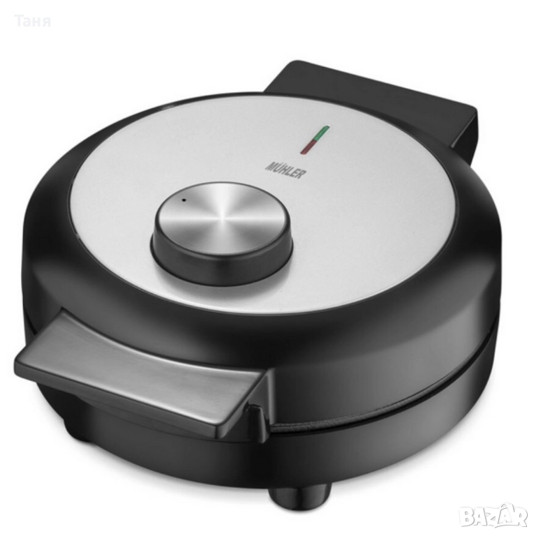 Гофретник с терморегулатор и незалепващи плочи – перфектни гофрети всеки път, снимка 1