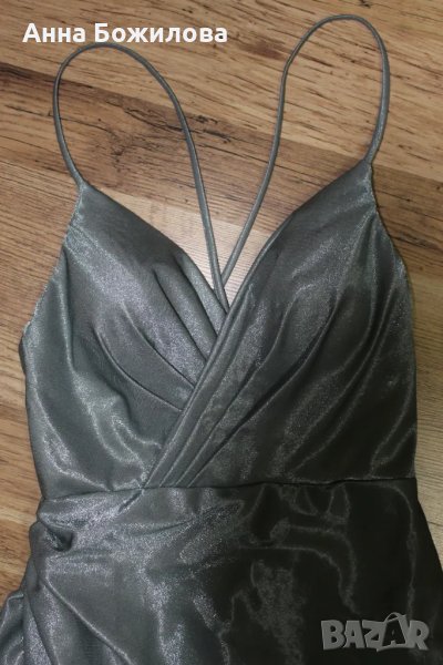 НОВА Бална/ шаферска/ официална сатенена рокля LAONA + ПОДАРЪК | NEW Formal dress LAONA + A GIFT, снимка 1