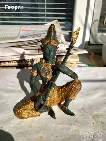 Бронзова статуетка-421, снимка 1