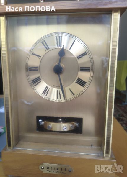 Настолен немски часовник Weimar, кварцов , снимка 1