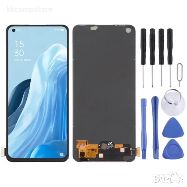 LCD Дисплей и Тъч Скрийн за OPPO Reno7 SE 5G/Find X5 Lite/F21 Pro/Reno7 4G/Realme 9 Pro+, снимка 1