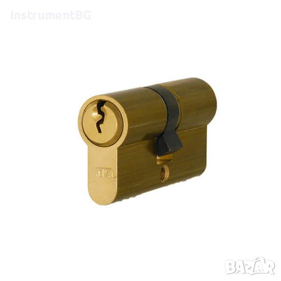 Секретна ключалка /патрон/ Метал 70 х 30 х 40мм , БДС, месинг, 3 ключа, снимка 1