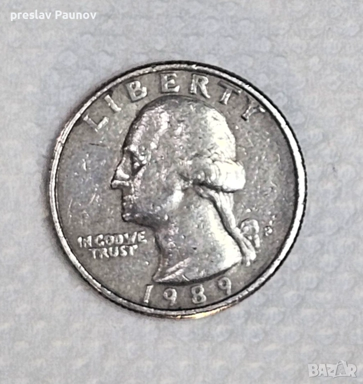 монета Сащ 1989 / coin USA 1989, снимка 1