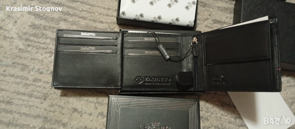 Мъжки портфейл Zagatto и Koruma и Други модели от естествена кожа., снимка 1
