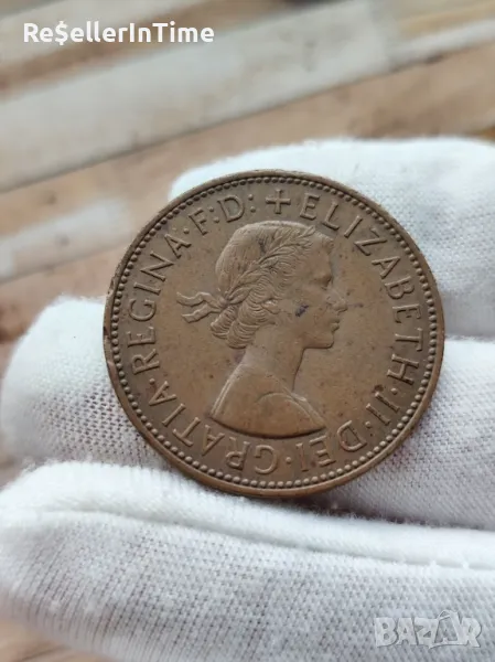 Монета 1 penny 1967, снимка 1