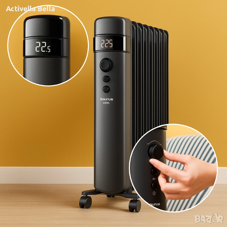 Маслен радиатор - Agadir, 1500 Smart WIFI, снимка 1