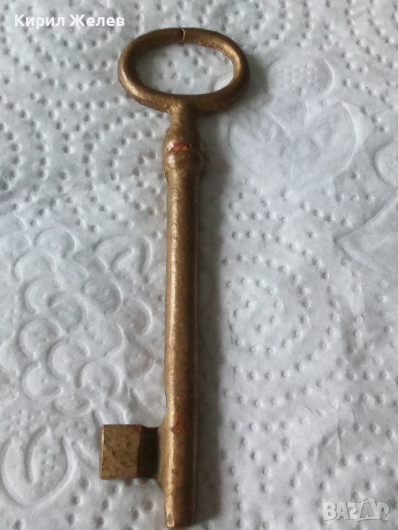 Стар рядка бронзов ключ 52521, снимка 1