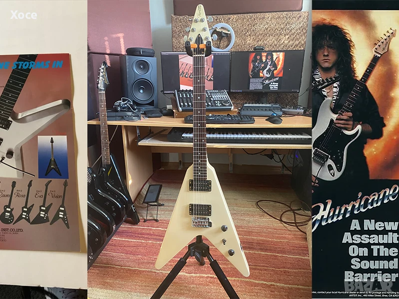 80's Електрическа китара Hurricane by Morris FH-2 VIVIAN Made in Japan or Korea , снимка 1