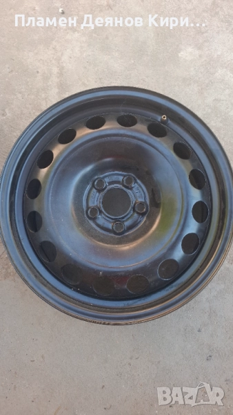 16 цола стоманена джанта оригинална Vw,AUDI 5/100 ET42, снимка 1