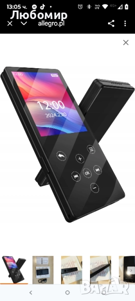 Bluetooth MP3 плейър 64GB Gueray видео, електронна книга, TF карта модел M364GB, снимка 1