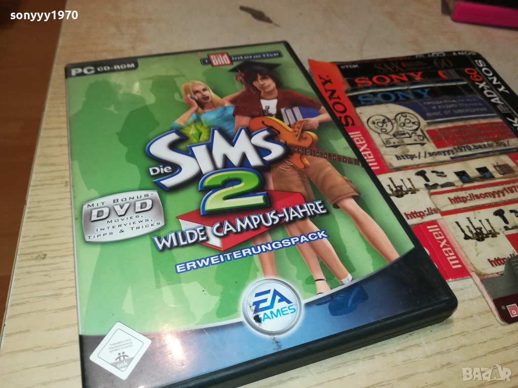 SIMS 2 PC CD-ROM ДВА ДИСКА 2711251753, снимка 1