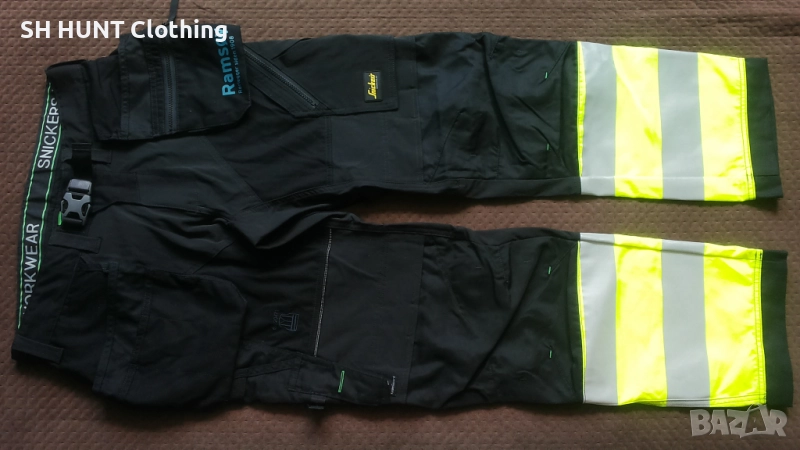 Snickers 6931 Flexi Work High-Vis Work Stretch Trousers раз 50 / M еластичен работен панталон W4-574, снимка 1