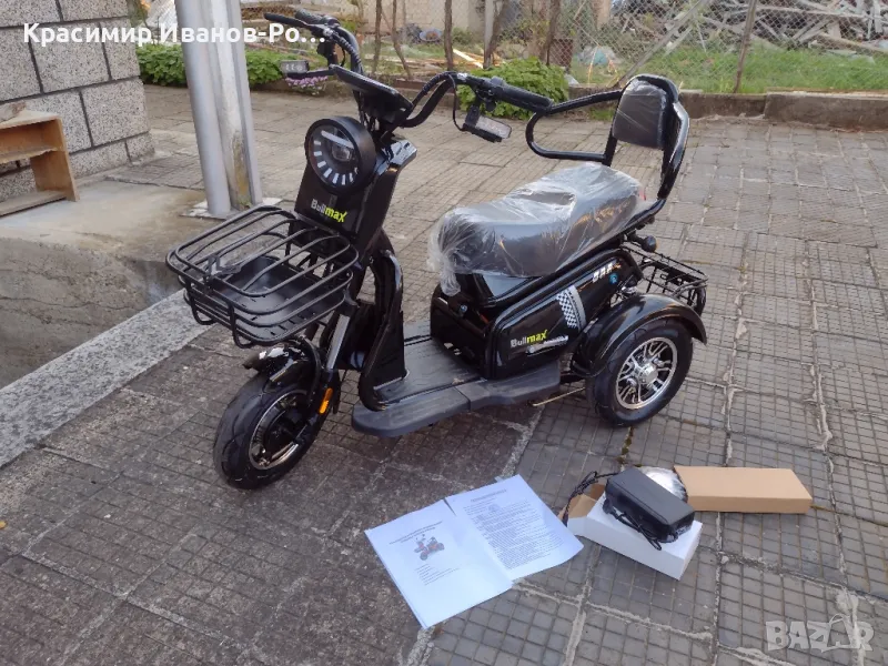 НОВА Електрическа триколка BullmaxPudding, снимка 1