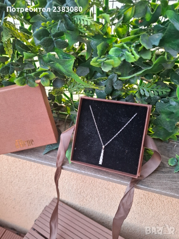 Елегантна сребърна висулка d’Orne в кутия, снимка 1