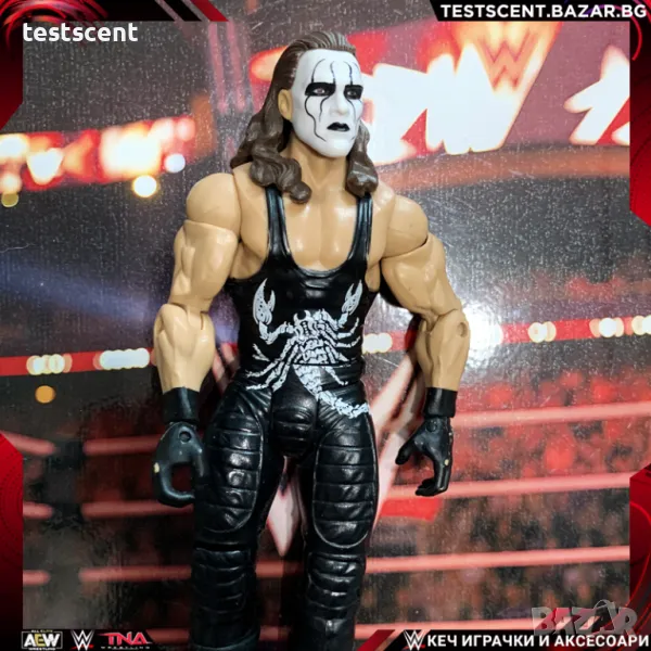 Екшън фигура WWE Sting Стинг Mattel AEW TNA figure играчка, снимка 1