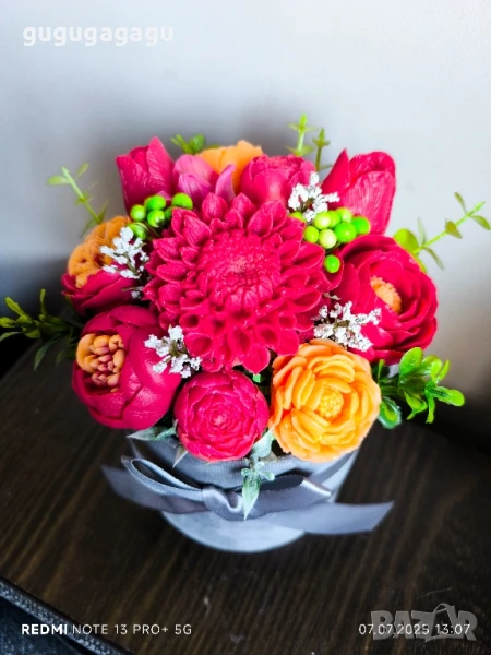 Букети от сапунени цветя , снимка 1