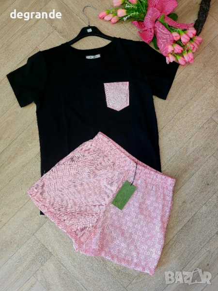 Уникален жакардов сет Gucci от две части, снимка 1