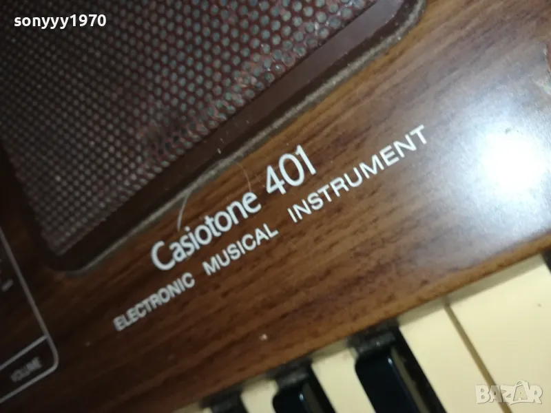 Casio Casiotone 401 Analog Vintage Keyboard-ВНОС FRANCE 1108240857, снимка 1