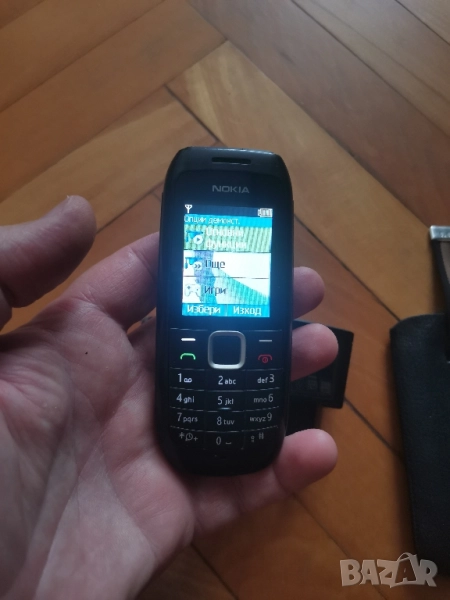 Nokia 1800, зарядно и кожен калъф , снимка 1