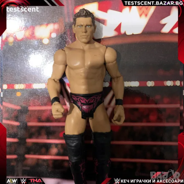 Екшън фигура WWE The Miz Миз играчка figure Mattel Basic Black/Red, снимка 1