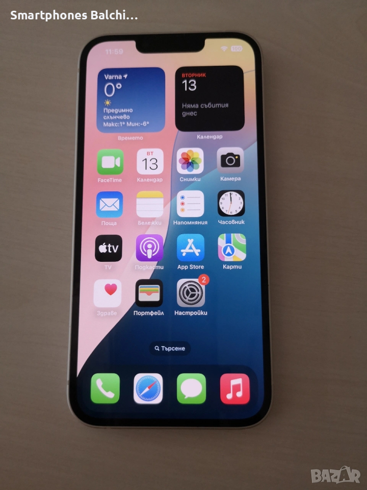 iPhone 13 Starlight/100 battery health , снимка 1