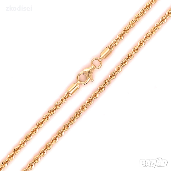 Златен синджир 3,20гр. 54,5см. 14кр. проба:585 модел:34495-5, снимка 1