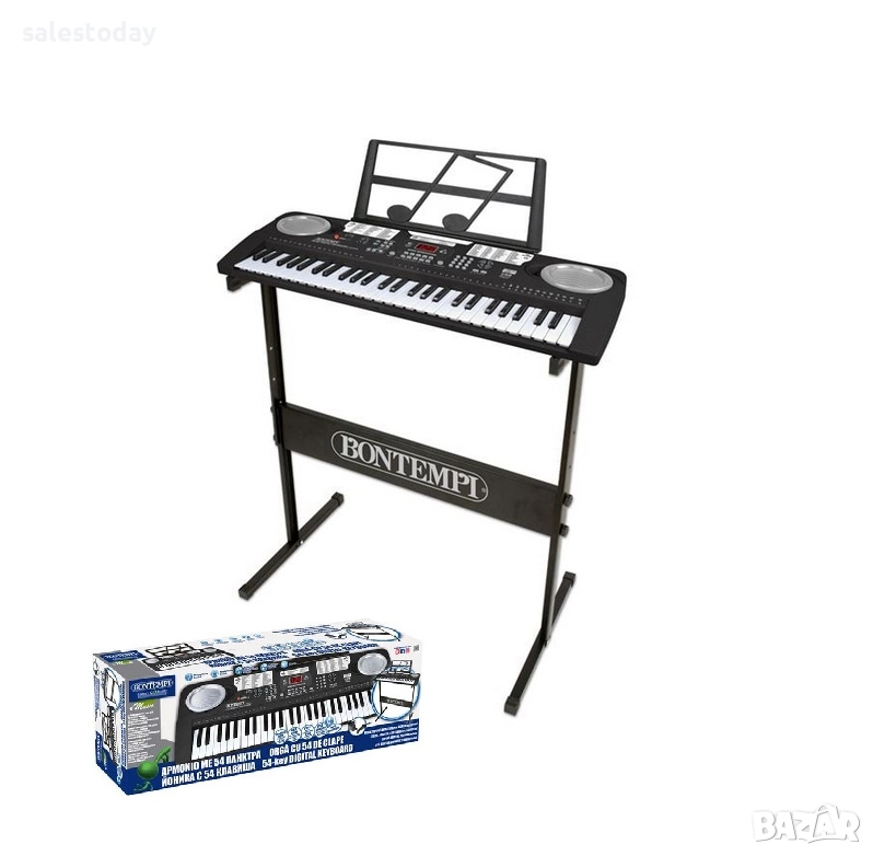 Синтезатор- дигитален, 54 клавиша, MP3, снимка 1