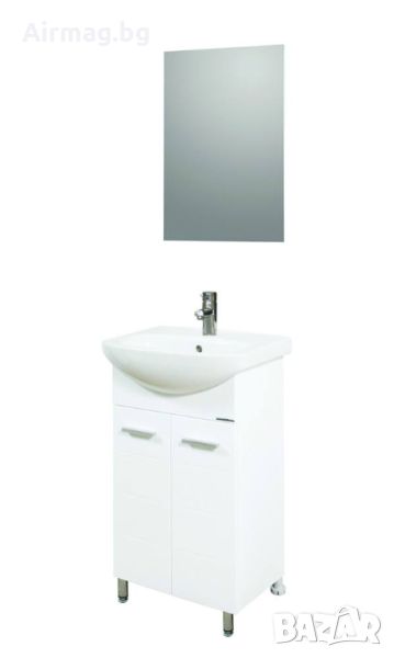 Мебел за баня Makena с умивалник комплект с огледало Промо, снимка 1