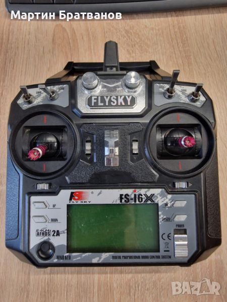 Контролер FlySky FS-i6X 6-10CH 2.4GHz AFHDS RC Transmitter , снимка 1
