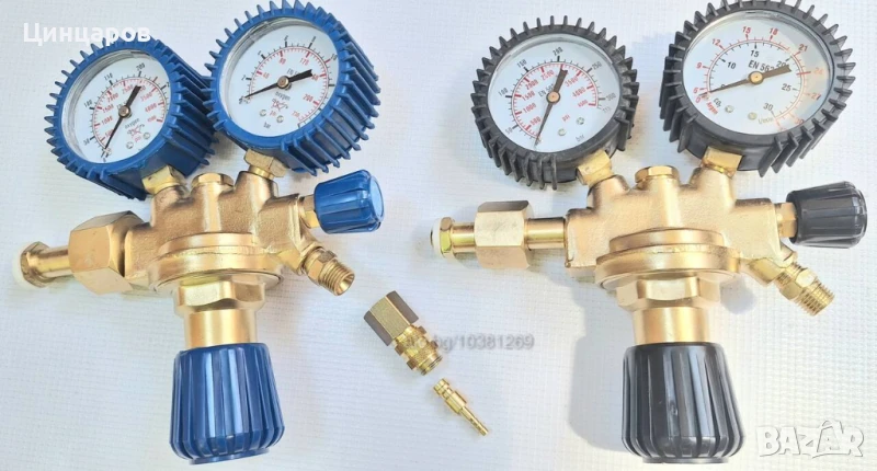 Бързи връзки/връзка към редуцир-вентил или токоизточник газов блок/панел, снимка 1