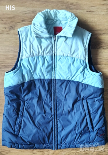 Детски елек Esprit, син, пухкав и мек, 10-11 год, снимка 1