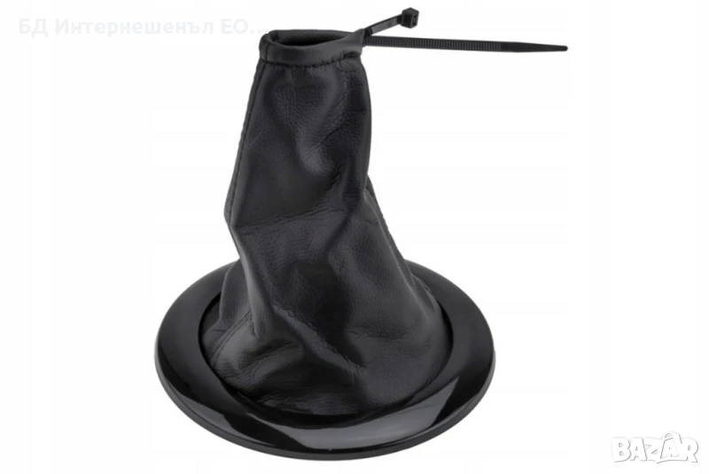 8200505844  Маншон за скоростен лост, Renault Megane 2, Черен, с черна рамка, снимка 1