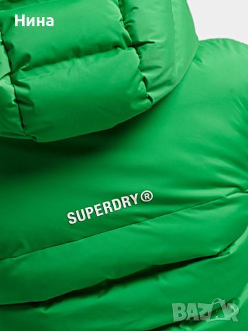 Уникално яке Superdry в зелен цвят, снимка 5 - Якета - 45519842