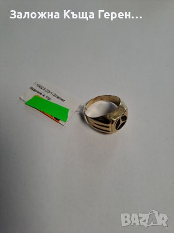 Мъжки златен пръстен - 4,10 гр., снимка 2 - Пръстени - 45204158