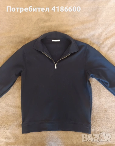 Quarter zip "Zara" тъмно син