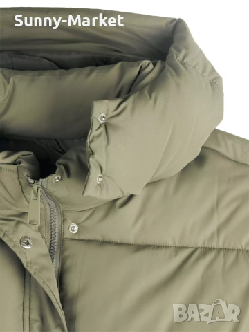 Дамска дълго зимно яке с качулка, снимка 6 - Якета - 53511656