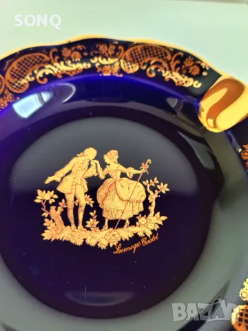 Прекрасен Позлатен 22К Порцеланови Компликт-Лимож, снимка 6 - Антикварни и старинни предмети - 49903191