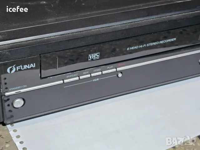 Funai DVD Video Cassette recorder VHS VCR, снимка 1 - Плейъри, домашно кино, прожектори - 48196193