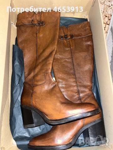 Дамски ботуши естествена кожа 