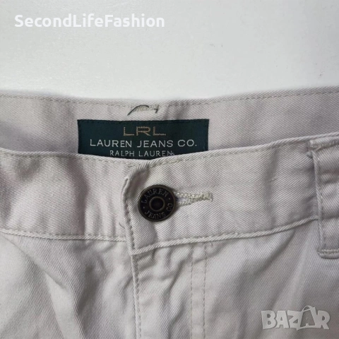 Дамски къси памучни панталони LRL Lauren Ralph Lauren размер L 3/4, снимка 3 - Къси панталони и бермуди - 53673834