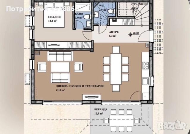 Кыща в комплекс Святи Влас, снимка 10 - Къщи - 52872840
