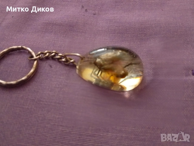 Ключодържател Долче Габана кожен-метал-насекомо смола- прага- йерусалим, снимка 11 - Колекции - 43038143