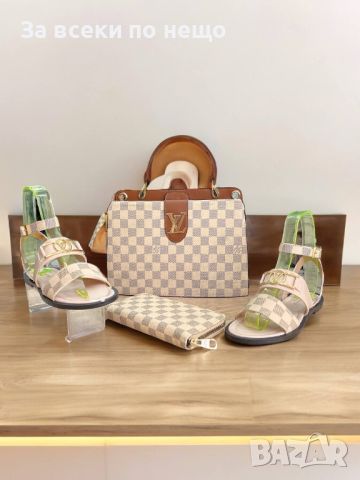 Дамски сандали Louis Vuitton Код D163 - Различни цветове, снимка 5 - Сандали - 46418593